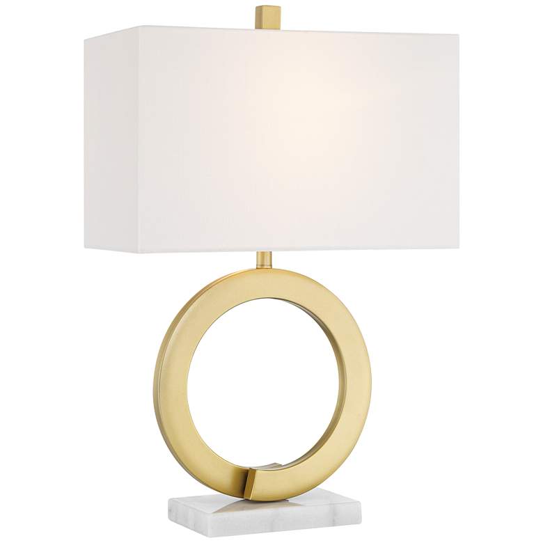 Image 2 360 Lighting Bryce 24 3/4 inch High Gold Ring Table Lamp