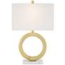 360 Lighting Bryce 24 3/4" High Gold Ring Table Lamp