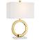 360 Lighting Bryce 24 3/4" High Modern Gold Ring Table Lamp