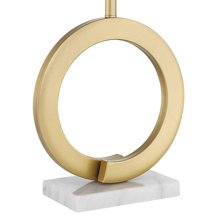 Image 7 360 Lighting Bryce 24 3/4" High Modern Gold Ring Table Lamp more views