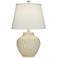 360 Lighting Buckhead 22" Off-White Geometric Pattern Table Lamp
