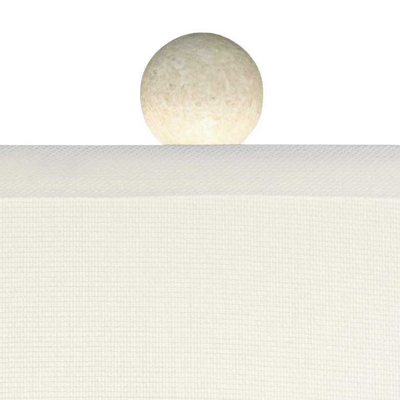 Image 3 360 Lighting Buckhead 22" Off-White Geometric Pattern Table Lamp more views