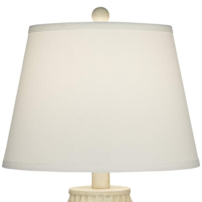Image 4 360 Lighting Buckhead 22" Off-White Geometric Pattern Table Lamp more views