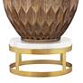 360 Lighting Buckhead 25 3/4" Bronze Urn Table Lamp with Brass Riser
