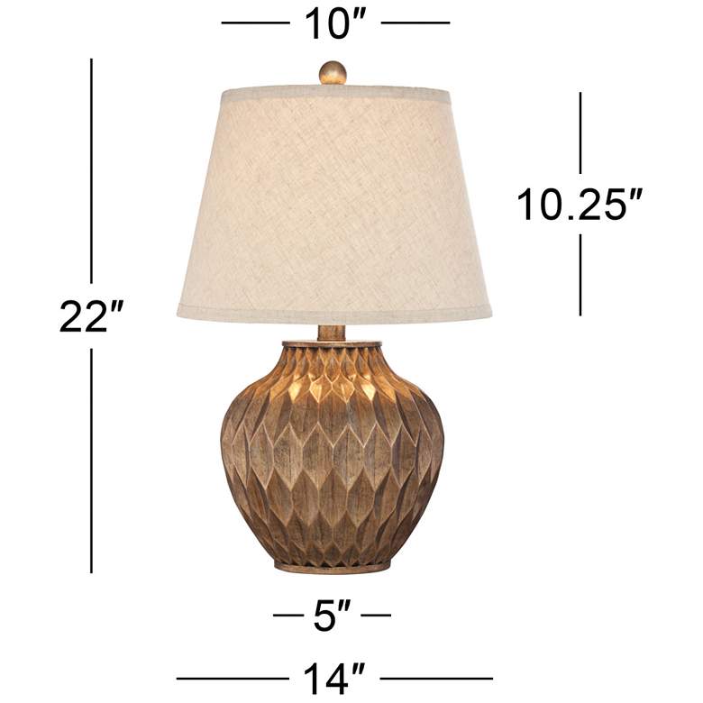 Image 7 360 Lighting Buckhead Bronze 22" Small Urn Accent Table Lamps Set of 2 more views