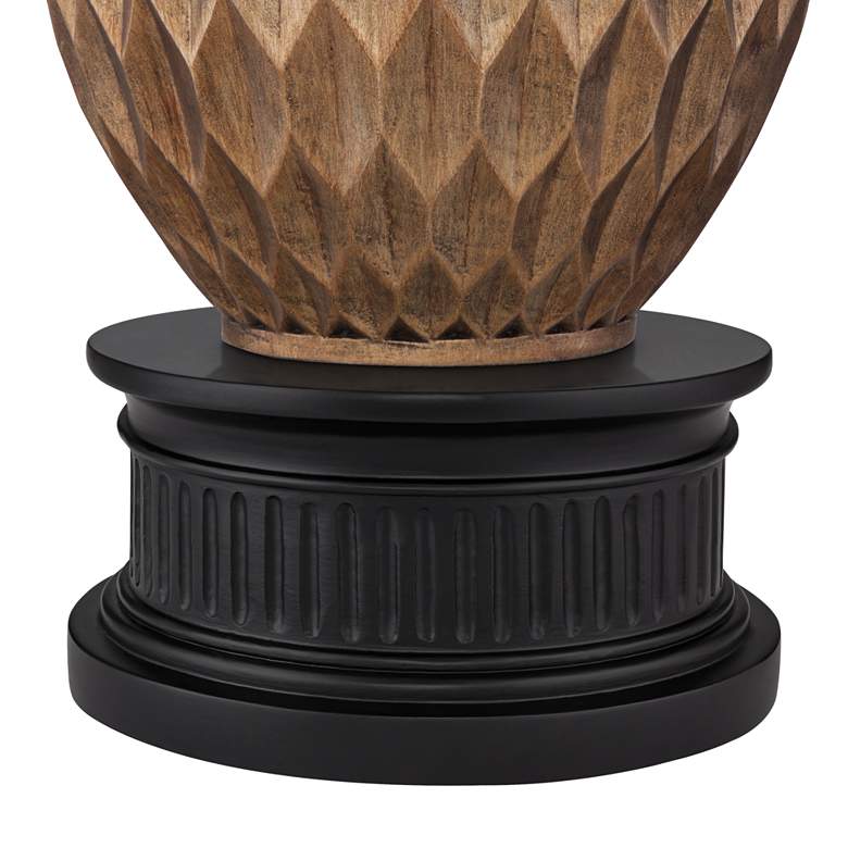 Image 4 360 Lighting Buckhead Bronze 26 1/4 inch Urn Lamp with Black Round Riser more views