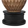360 Lighting Buckhead Bronze 26 1/4" Urn Lamp with Black Round Riser