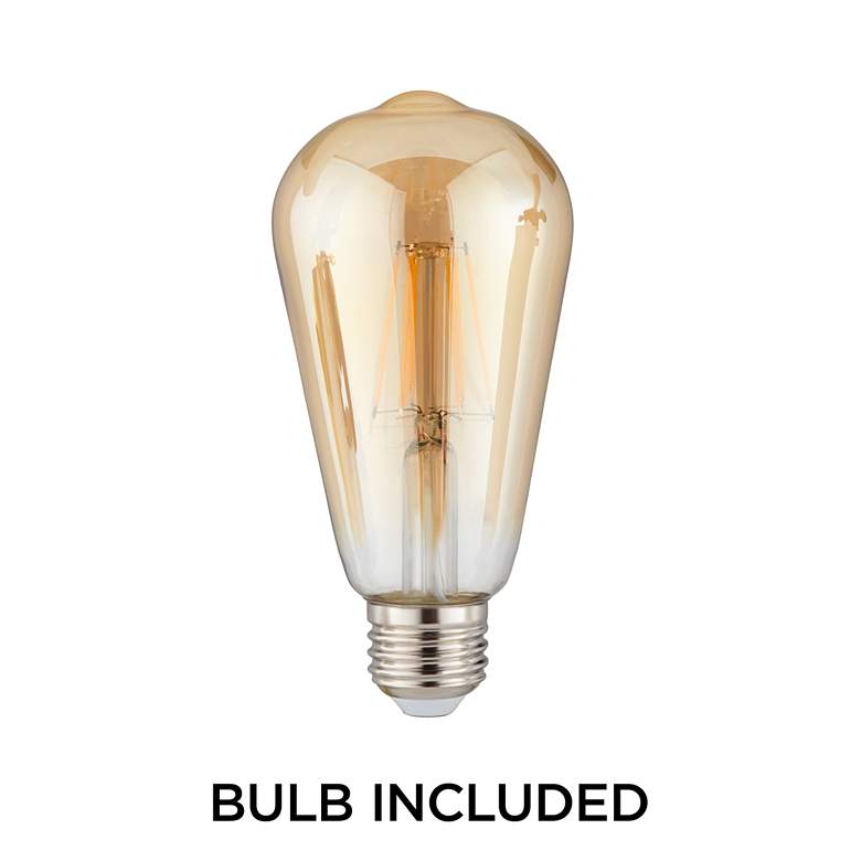 Image 7 360 Lighting Burke 10 3/4" Bronze Warm Brass LED Wall Sconces Set of 2 more views