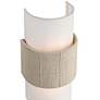 4_360 Lighting Cabo 14 1/2" Linen and Rope 2-Light Wall Sconce more views