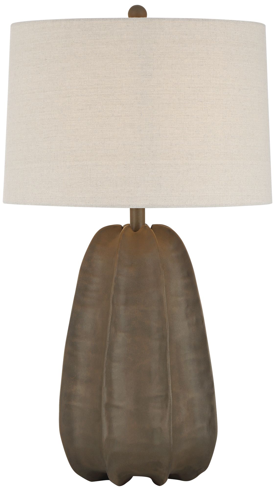 360 Lighting Calabasa 30" High Chocolate Brown Modern Table Lamp