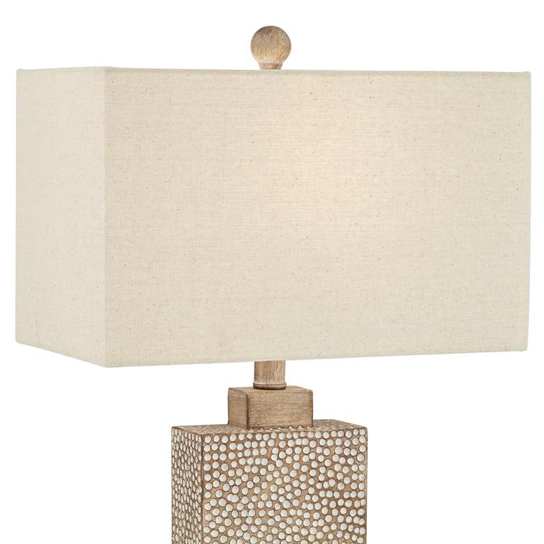 Image 4 360 Lighting Caldwell 26 3/4" Hammered Base Table Lamps Set of 2 more views