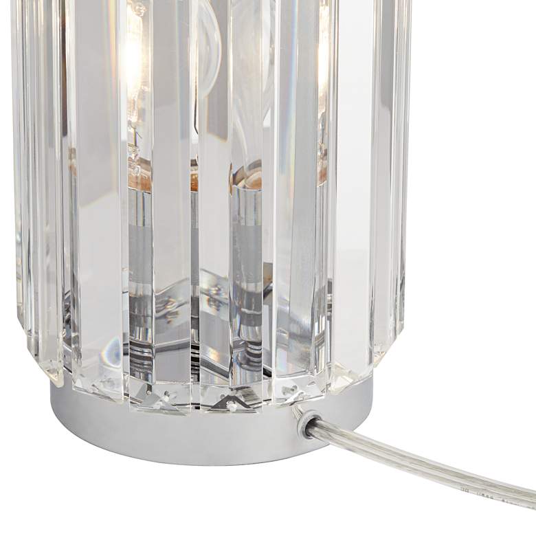 Image 5 360 Lighting Caledan 10 1/2" High Crystal Accent Table Lamp more views