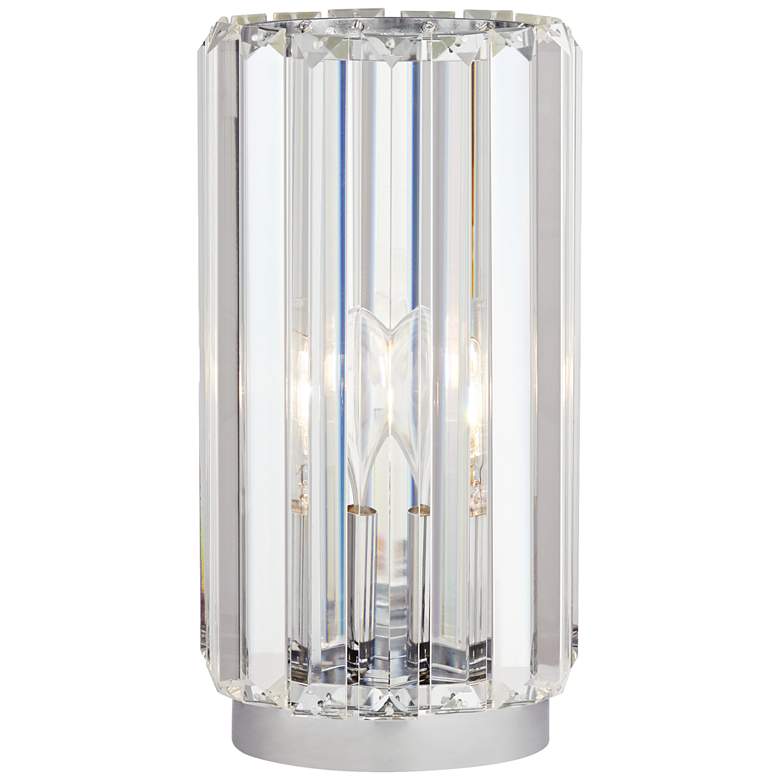 Image 6 360 Lighting Caledan 10 1/2" High Crystal Accent Table Lamp more views