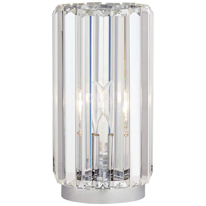 Image 7 360 Lighting Caledan 10 1/2" High Crystal Accent Table Lamp more views