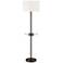 360 Lighting Caper 60 1/2" Bronze Table Floor Lamp with USB and Outlet