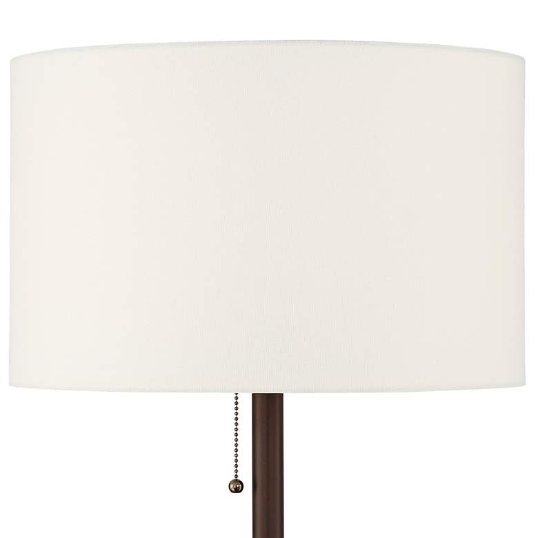 Image 7 360 Lighting Caper 60 1/2" Bronze Tray Table USB Floor Lamps Set of 2 more views