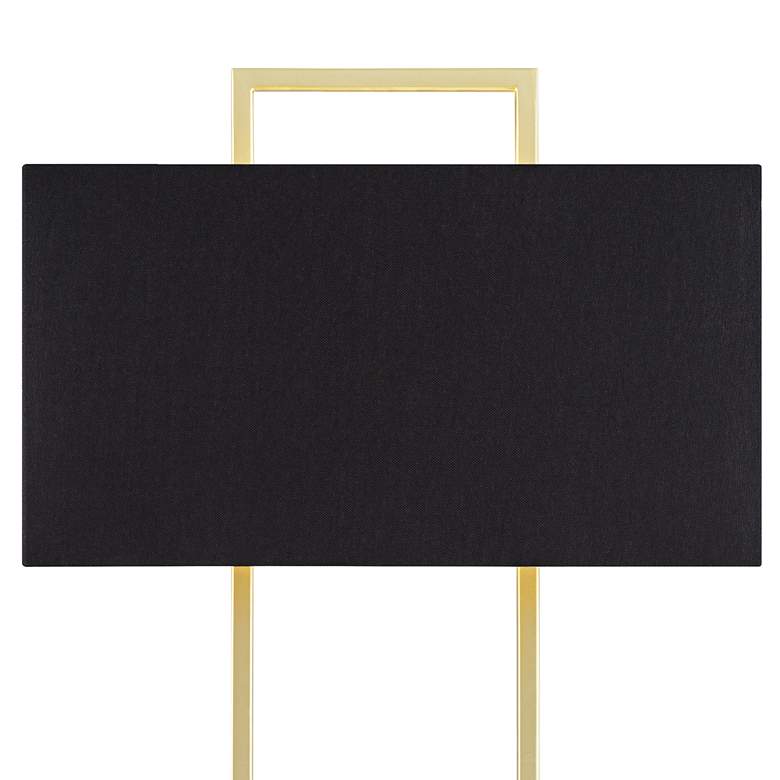 Image 4 360 Lighting Carl 24 3/4" Black and Gold Rectangle Table Lamp more views