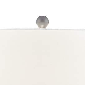 Image4 of 360 Lighting Carlton  28 1/4" Gray Wash Modern Table Lamps Set of 2 more views