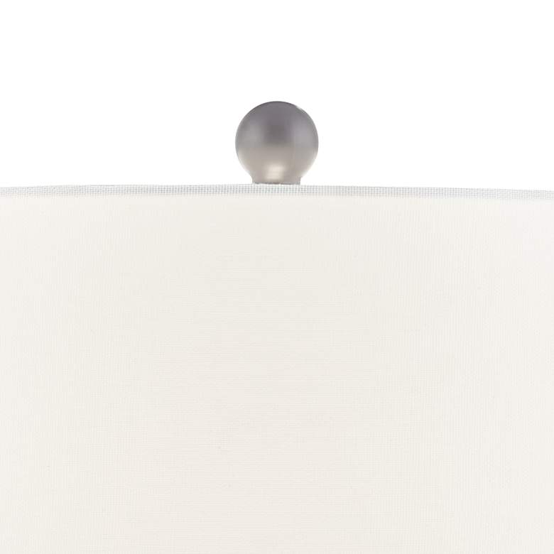 Image 4 360 Lighting Carlton  28 1/4 inch Gray Wash Modern Table Lamps Set of 2 more views