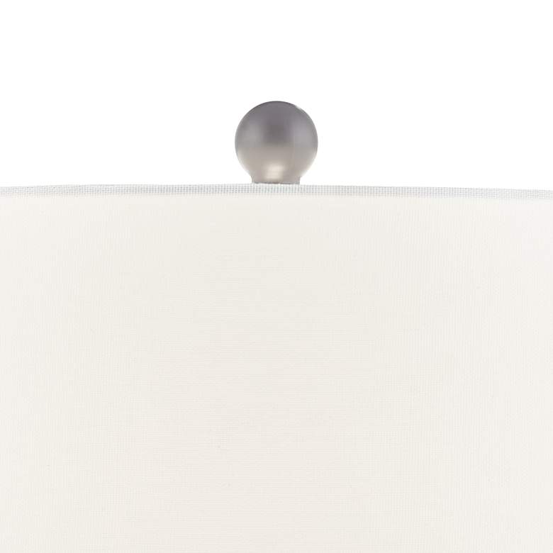 Image 4 360 Lighting Carlton 28 1/4" Gray Wash Modern Table Lamps Set of 2 more views