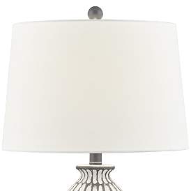 Image5 of 360 Lighting Carlton  28 1/4" Gray Wash Modern Table Lamps Set of 2 more views