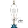 4_360 Lighting Carlton 28" Blue Table Lamps Set of 2 with Smart Sockets more views