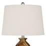 4_360 Lighting Carlton 28" Brown Faux Marble Table Lamps Set of 2 more views