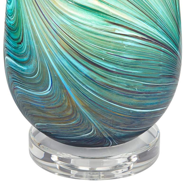 Image 4 360 Lighting Carmen 12.5" High Art Glass Accent Lamps Set of 2 more views