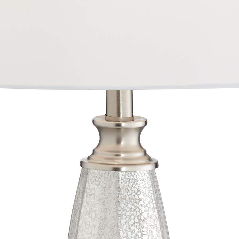 Image 4 360 Lighting Carol 28 inch Mercury Glass Table Lamps Set of 2 more views