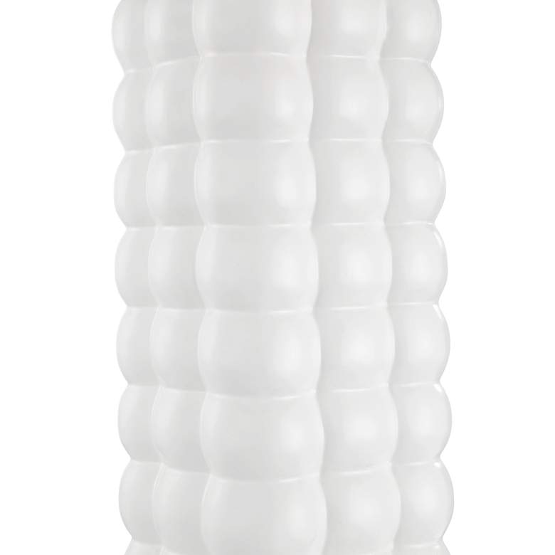 Image 6 360 Lighting Carrie 28" High Textured Bubble White Ceramic Table Lamp more views