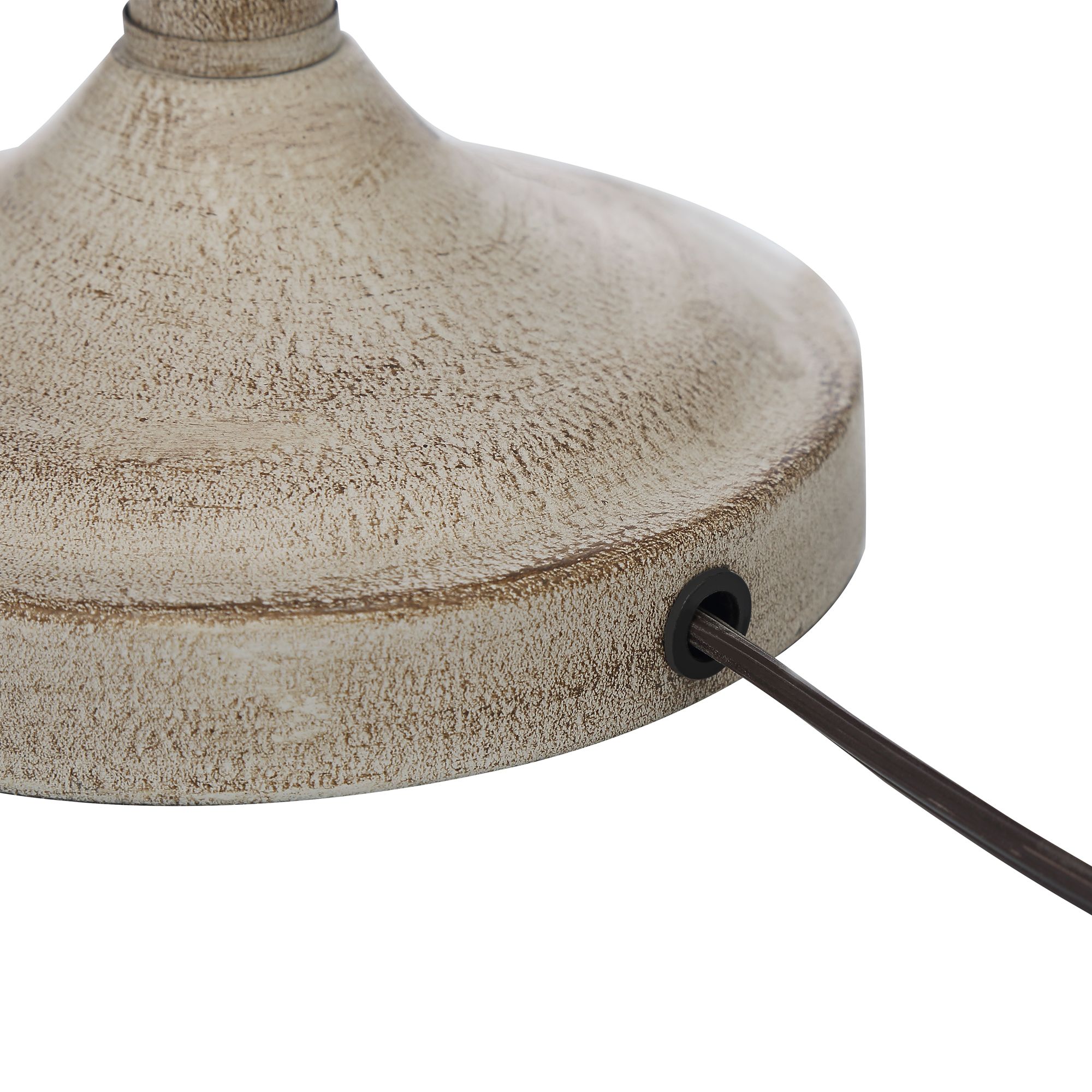 360 Lighting Carter Beige and Cream 3-Piece Floor and Table Lamp Set