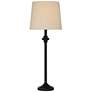 360 Lighting Carter Black and Cream 3-Piece Floor and Table Lamp Set
