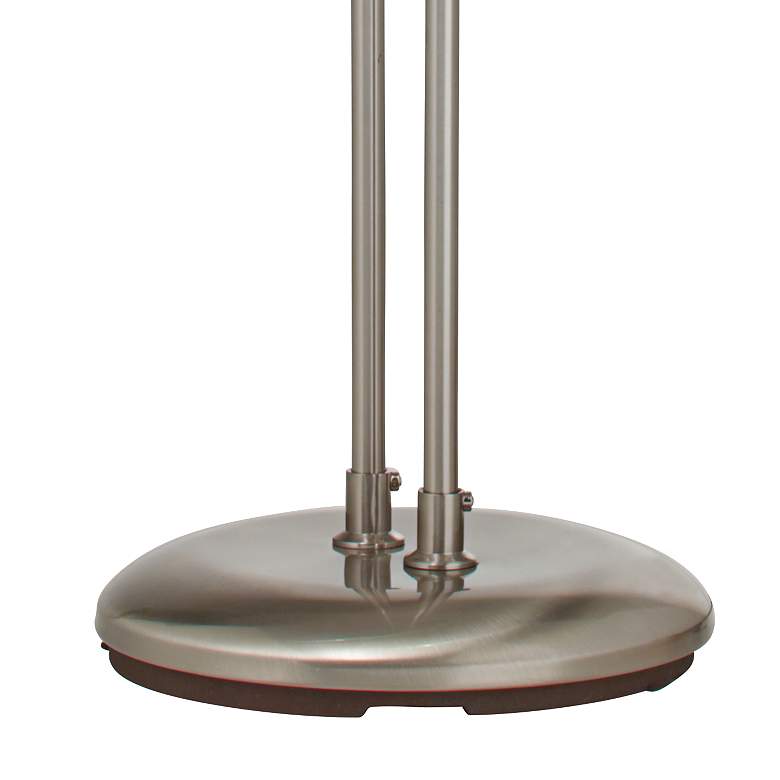 Image 6 360 Lighting Casper Adjustable Nickel 2-Light LED Pharmacy Floor Lamp more views