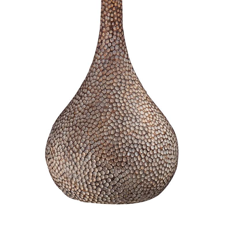 Image 5 360 Lighting Chalane 31 1/4" Hammered Gourd Bronze Lamps Set of 2 more views