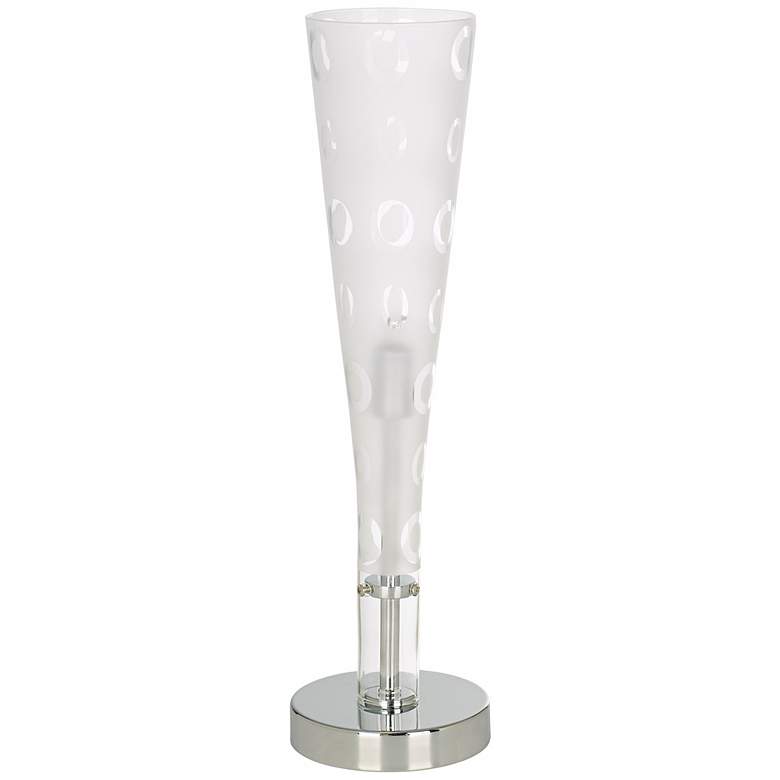 Image 4 360 Lighting Champagne Flute 17" High Glass Accent Light more views