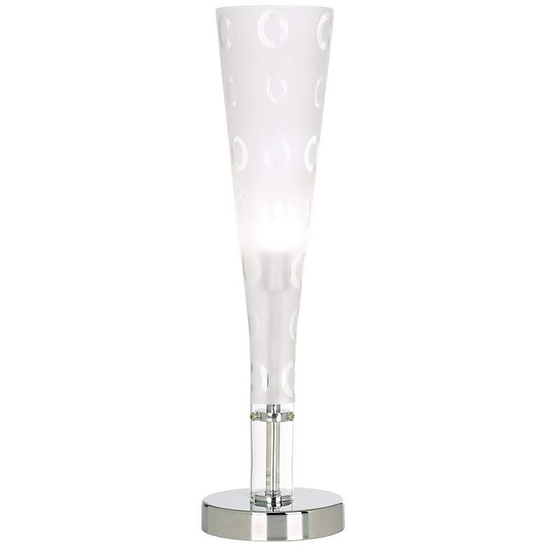 Image 5 360 Lighting Champagne Flute 17" High Glass Accent Light more views