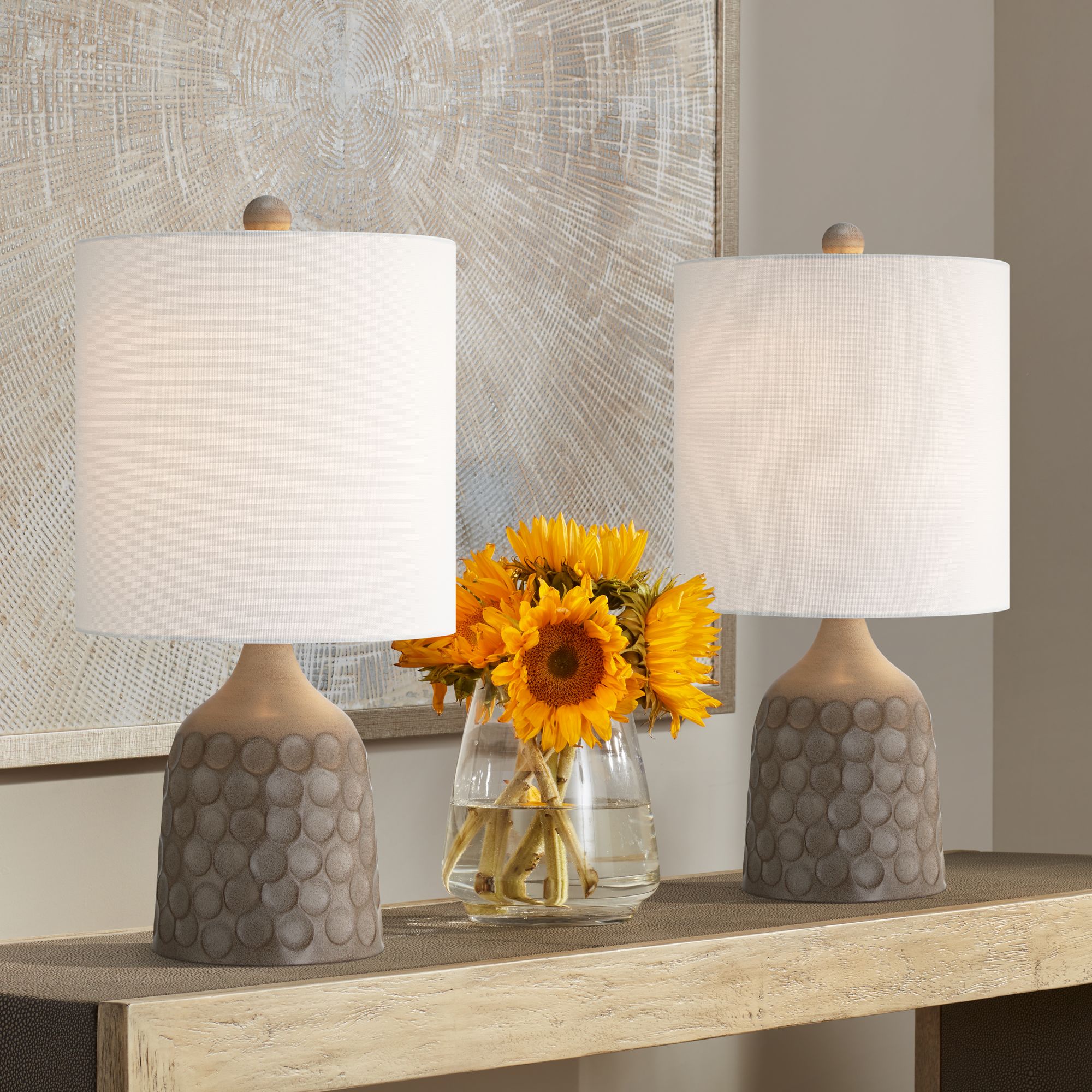 Lamp Set With Decor retailer Accents