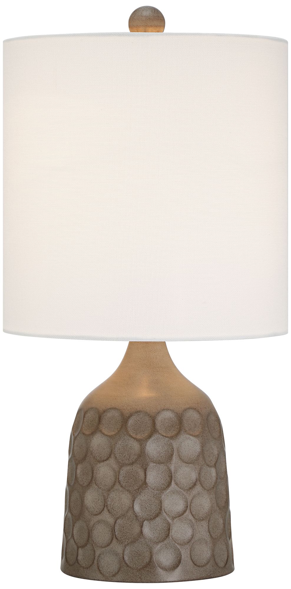 360 Lighting Circles 20" Bronze Metal Accent Table Lamps Set of 2