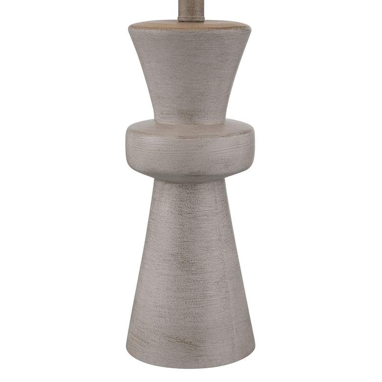 Image 6 360 Lighting Clarice 25" Modern Faux Concrete USB Table Lamps Set of 2 more views