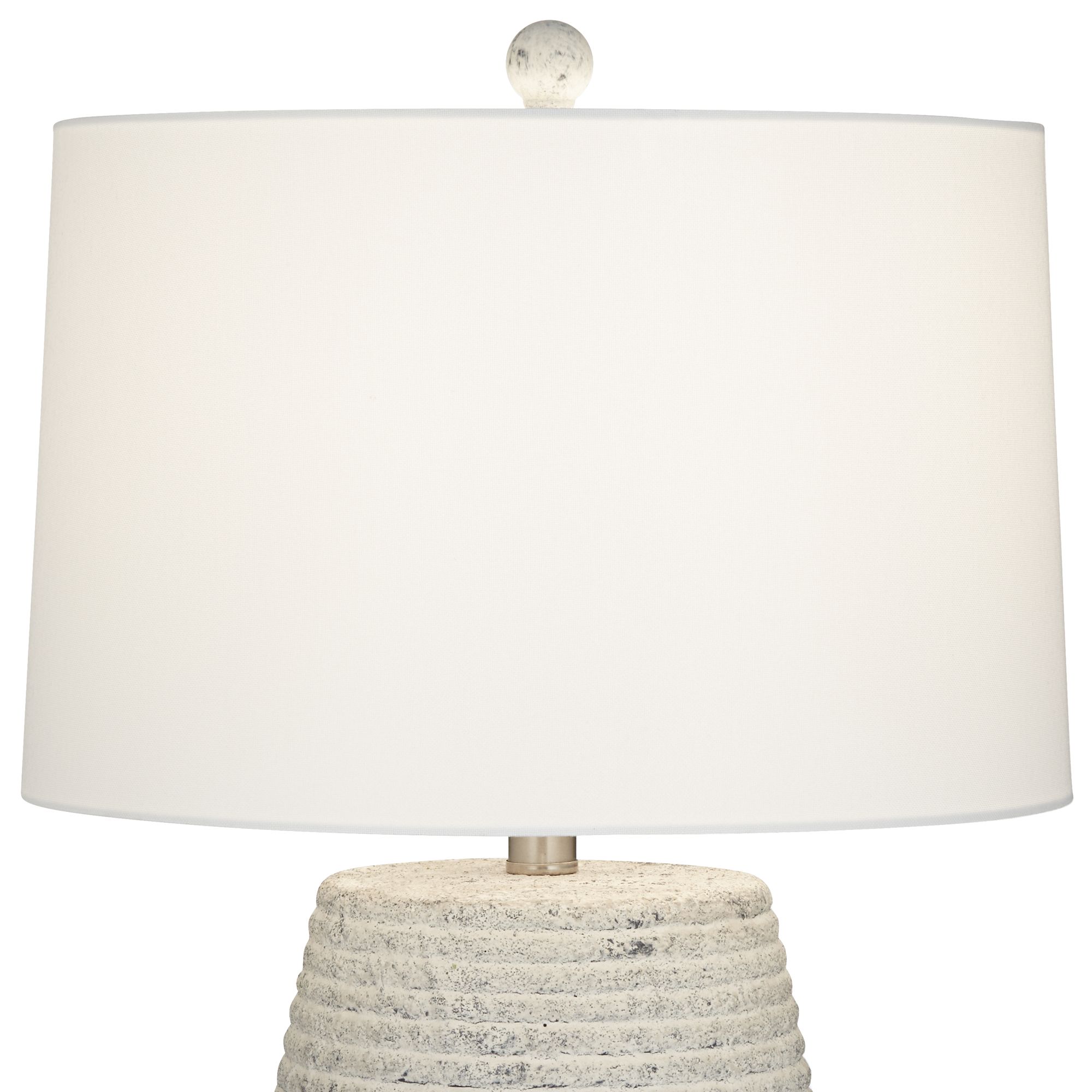 Image 4 360 Lighting Clastic 23" Handcrafted Modern Ceramic Table Lamp more views
