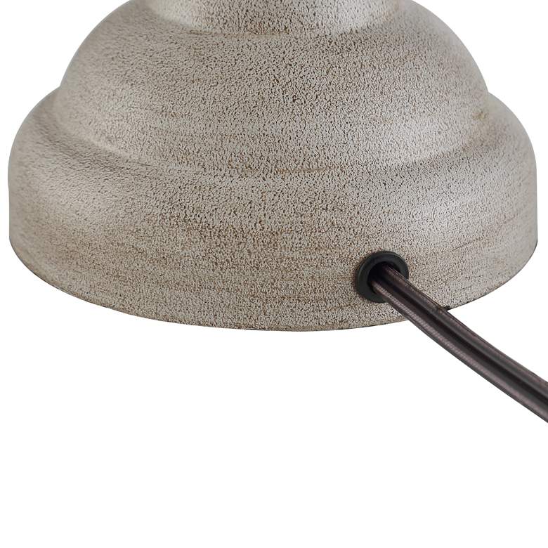 Image 5 360 Lighting Claude 21" Beige Washed Metal Accent Table Lamps Set of 2 more views
