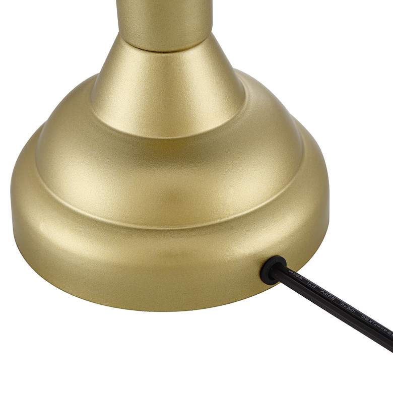 Image 6 360 Lighting Claude 22 1/4" Gold Metal Accent Table Lamps Set of 2 more views