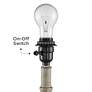 3_360 Lighting Claude 22" High Beige Accent Lamps with Acrylic Risers more views