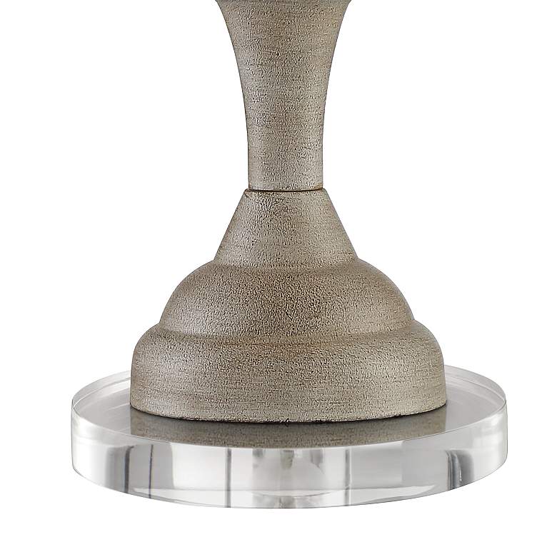 Image 4 360 Lighting Claude 22" High Beige Accent Lamps with Acrylic Risers more views