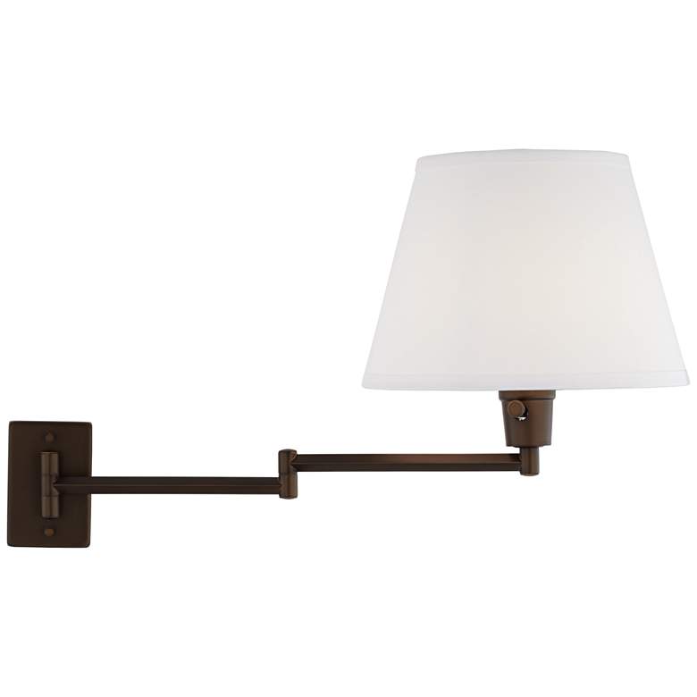 Image 6 360 Lighting Clement Bronze Plug-In Swing Arm Wall Lamps Set of 2 more views