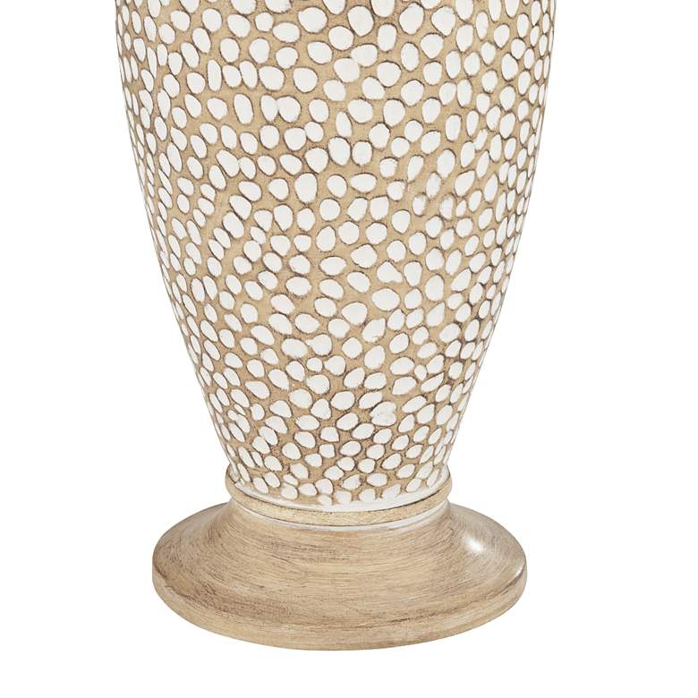 Image 6 360 Lighting Cody 24 1/2 inch Textured Pebble Beige Table Lamps Set of 2 more views
