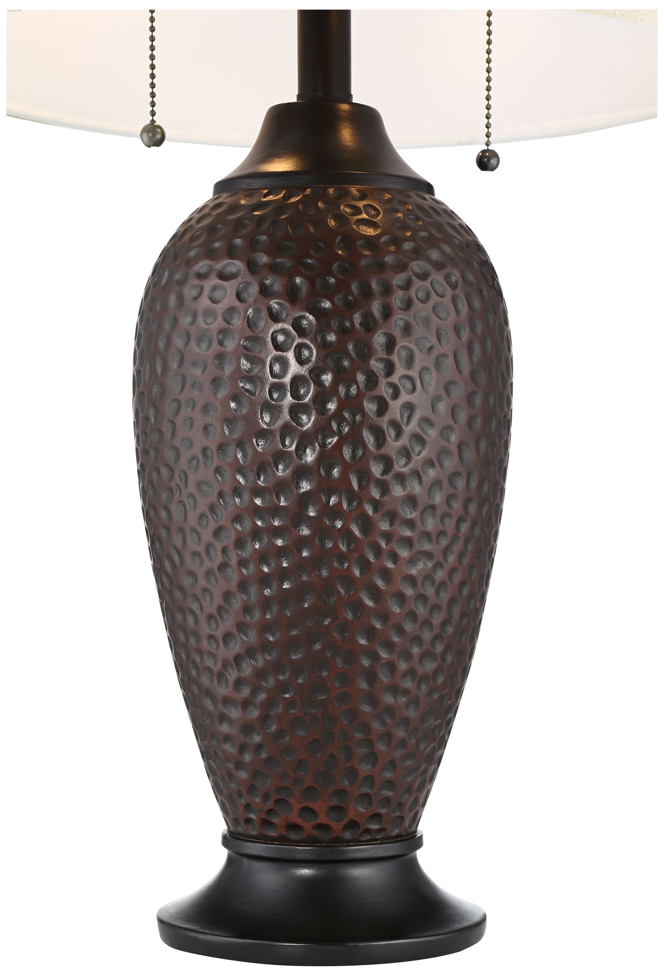 Image 4 360 Lighting Cody 24 1/4" Hammered Oiled Bronze Table Lamps Set of 2 more views