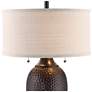 Thumbnail3 of 360 Lighting Cody 26" Hammered Oiled Bronze Table Lamps Set of 2 more views