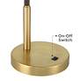 6_360 Lighting Colborne 28" Leather Wrap Brass Mid-Century Desk Lamp more views