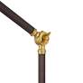 7_360 Lighting Colborne 28" Leather Wrap Brass Mid-Century Desk Lamp more views